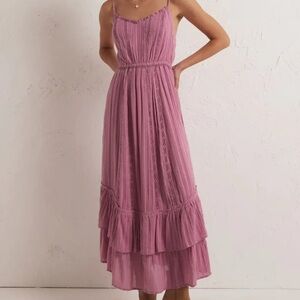 Z Supply Rose Maxi Dress in Dusty Orchid , GUC